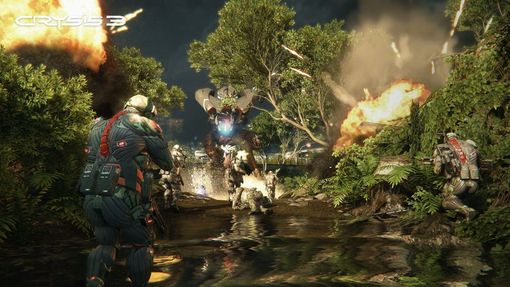 Obrázek z Crysis 3.
