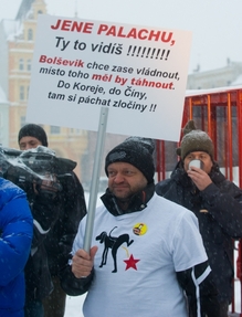 České Budějovice jsou místem častých demonstrací proti Baborové.