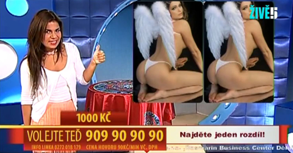 Pořad Sexy šance na TV Pětka.