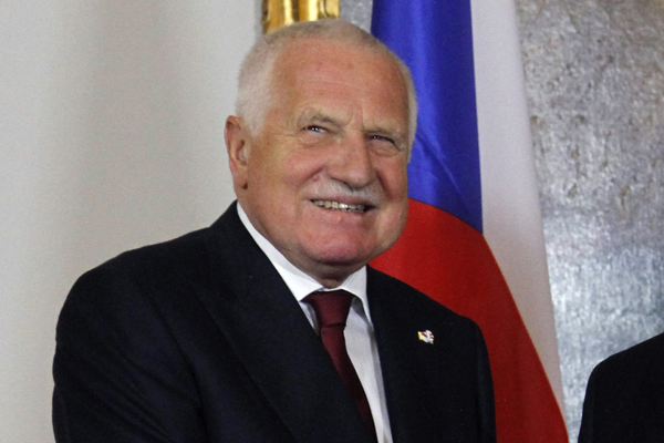 Prezident Václav Klaus.