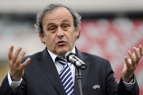 Prezident UEFA Michel Platini.