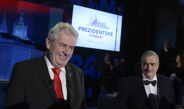 Nový prezident Miloš Zeman. Nový prezident Miloš Zeman.