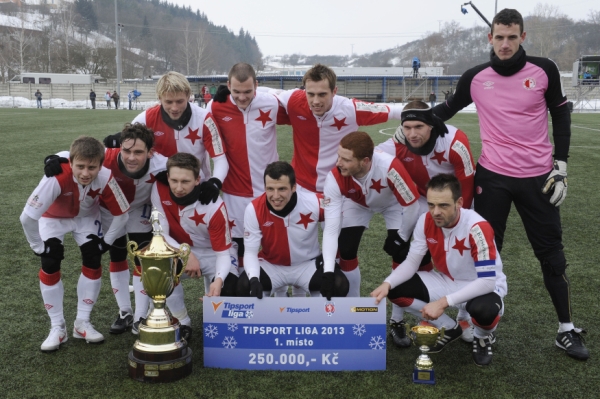 Pražská Slavia potřetí v historii vyhrála zimní Tipsport ligu. Pražská Slavia potřetí v historii vyhrála zimní Tipsport ligu.