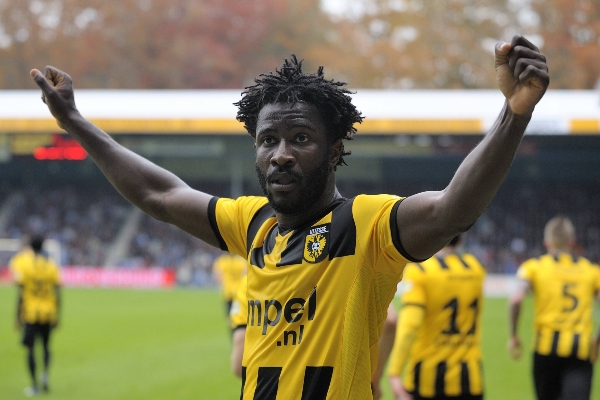 Bony Wilfried v dresu Vitesse Arnhem.