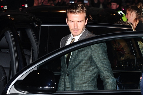 David Beckham trénoval s Arsenalem.