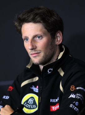 Pilot stáje Lotus Romain Grosjean.