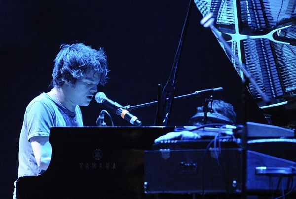 Britský jazzový hudebník Jamie Cullum.