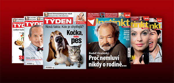 Prodeje na vzestupu. Časopisy TÝDEN a INSTINKT.
