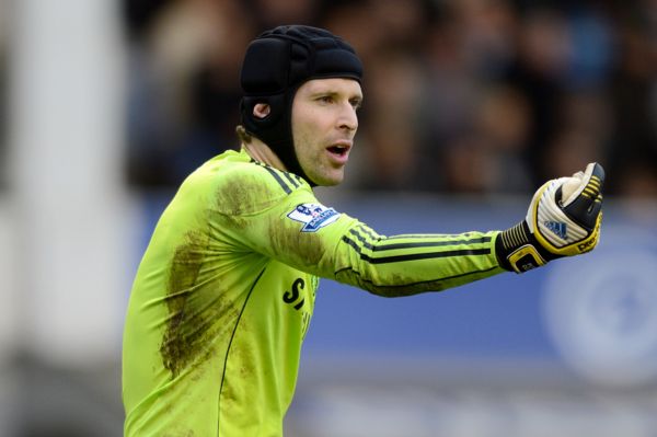 Brankář české reprezentace a londýnské Chelsea Petr Čech.