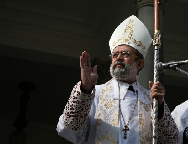 Velmistr řádu křížovníků s červenou hvězdou Jiří Kopejsko. Velmistr řádu křížovníků s červenou hvězdou Jiří Kopejsko.