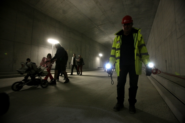 Tunel Blanka při dnu otevřených dveří. Tunel Blanka při dnu otevřených dveří.
