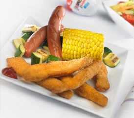 Dětské menu u Austrian Airlines.