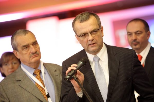 Karel Schwarzenberg a Miroslav Kalousek. 