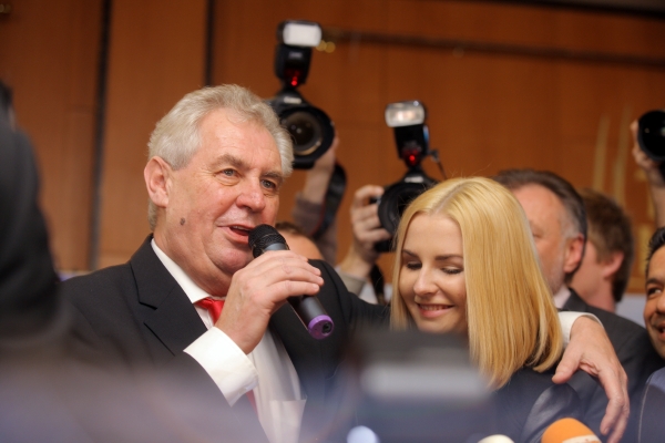 Miloš Zeman s dcerou Kateřinou.