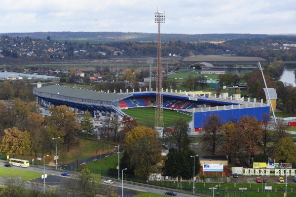 Fotbalový stadion ve Štruncových sadech. Fotbalový stadion ve Štruncových sadech.