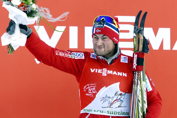 Norský běžkař Petter Northug. Norský běžkař Petter Northug.
