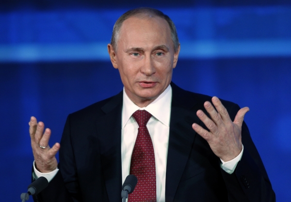 Vladimir Putin se zastal obyvatel Krymsku.