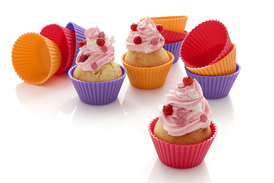 Šikovné silikonové formičky na muffiny.