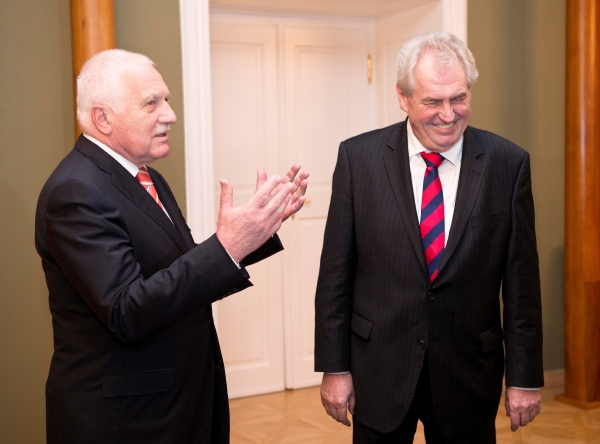 Václav Klaus (vlevo) a Miloš Zeman.