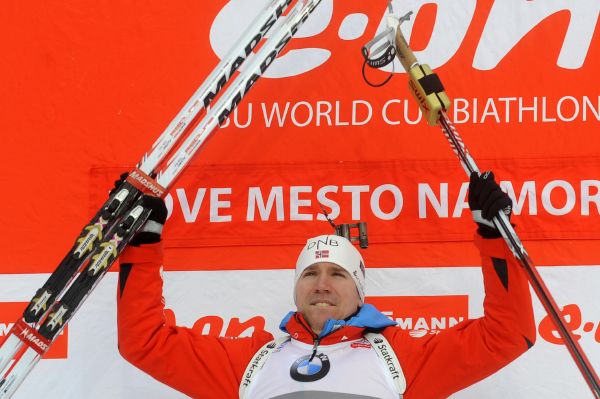 Vítězný Nor Emil Hegle Svendsen. Vítězný Nor Emil Hegle Svendsen.