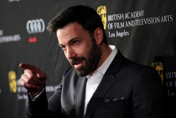 Ben Affleck na udílení cen BAFTA.