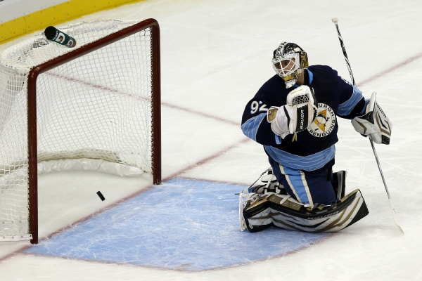 Tomáš Vokoun v brance Pittsburghu.