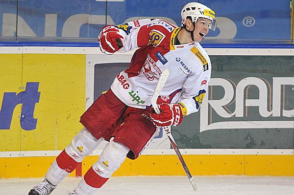 Útočník pražské Slavie Tomáš Hertl. 