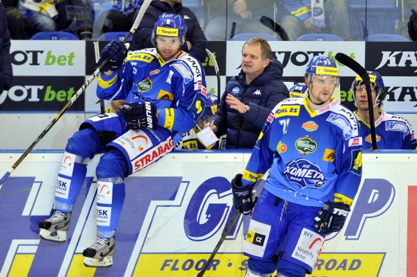 Střídačka brněnské Komety.