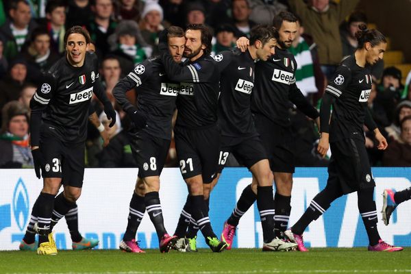 Radost fotbalistů Juventusu.