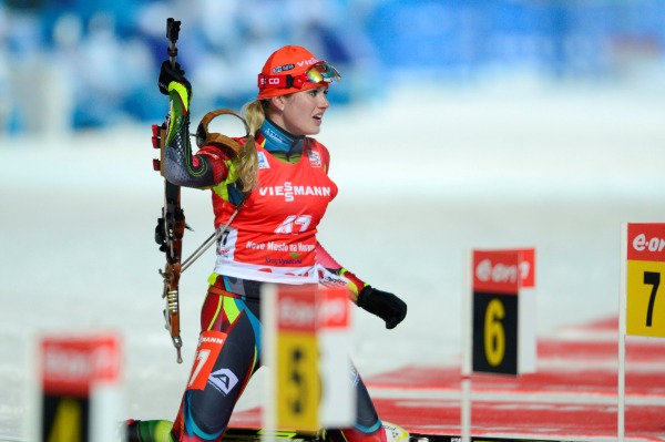 Česká biatlonistka Gabriela Soukalová.