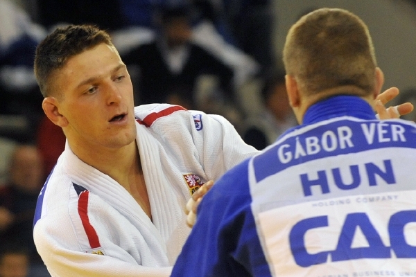 Judista Lukáš Krpálek (vlevo).