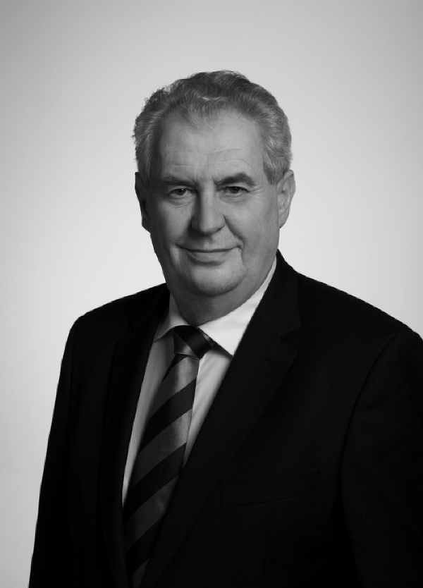 Budoucí prezident Miloš Zeman. Budoucí prezident Miloš Zeman.