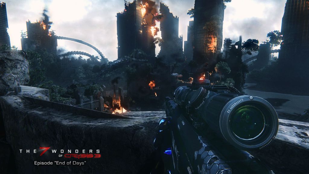 Obrázek z akce Crysis 3.