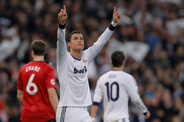 Cristiano Ronaldo oslavoval svůj gól velice střídmě.