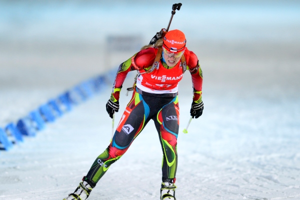 Česká biatlonistka Gabriela Soukalová.