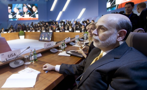 Summit G20. Na fotce americký ekonom Ben Bernanke. Summit G20. Na fotce americký ekonom Ben Bernanke.