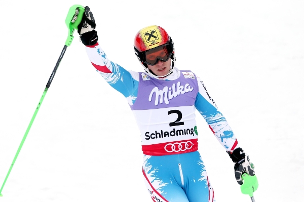 Rakouský lyžař Marcel Hirscher. Rakouský lyžař Marcel Hirscher.