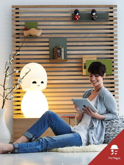 Lampa Kokeshi je vhodná i do jiných prostor, než do dětských pokojů.