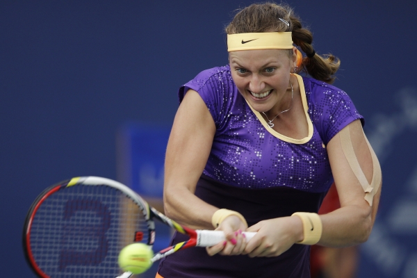 Petra Kvitová na turnaji v Dubaji.