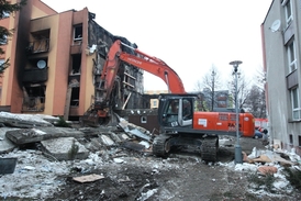 Tohle zbylo z bytovky po expolozi plynu.