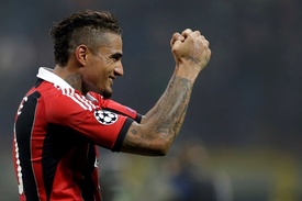 Kevin-Prince Boateng vstřelil první gól zápasu.