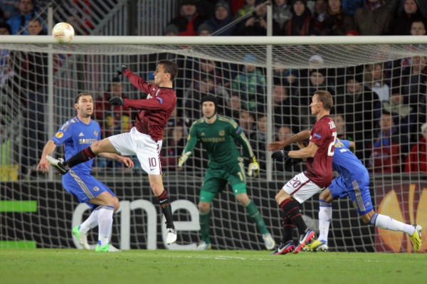 Fotbalisté pražské Sparty vyzvou v Londýně místní Chelsea.