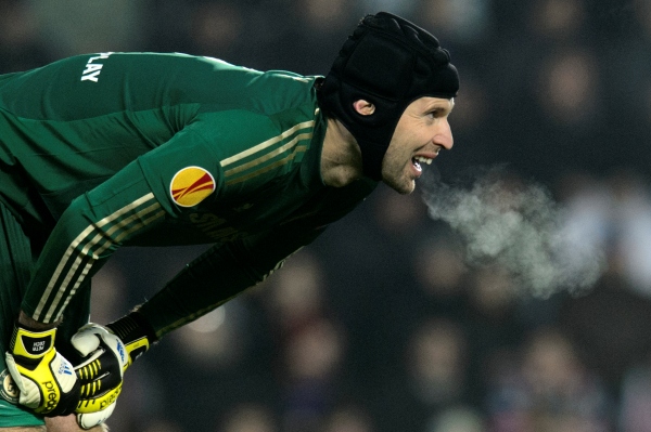 Brankář londýnské Chelsea Petr Čech.