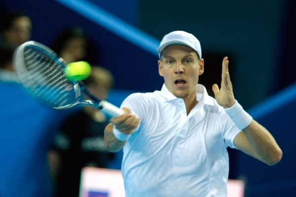 Česká tenisová jednička Tomáš Berdych. Česká tenisová jednička Tomáš Berdych.