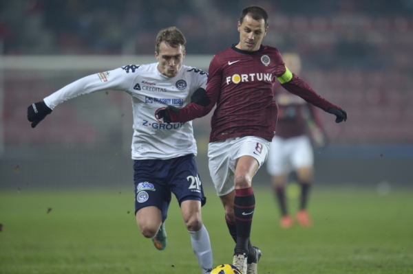Kapitán Sparty Marek Matějovský (vpravo).