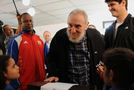 Fidel Castro volí (únor 2003).