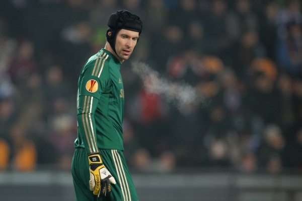 Brankář londýnské Chelsea Petr Čech.