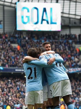 Gól! Manchester City porazil londýnskou Chelsea.