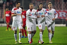 Fotbalisté Plzně.