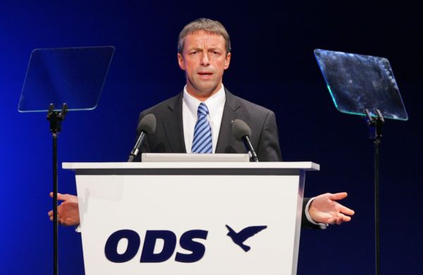 Pavel Bém na kongresu ODS.